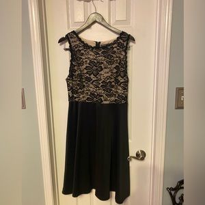 Plus size Suzy Shier Lace Top Dress